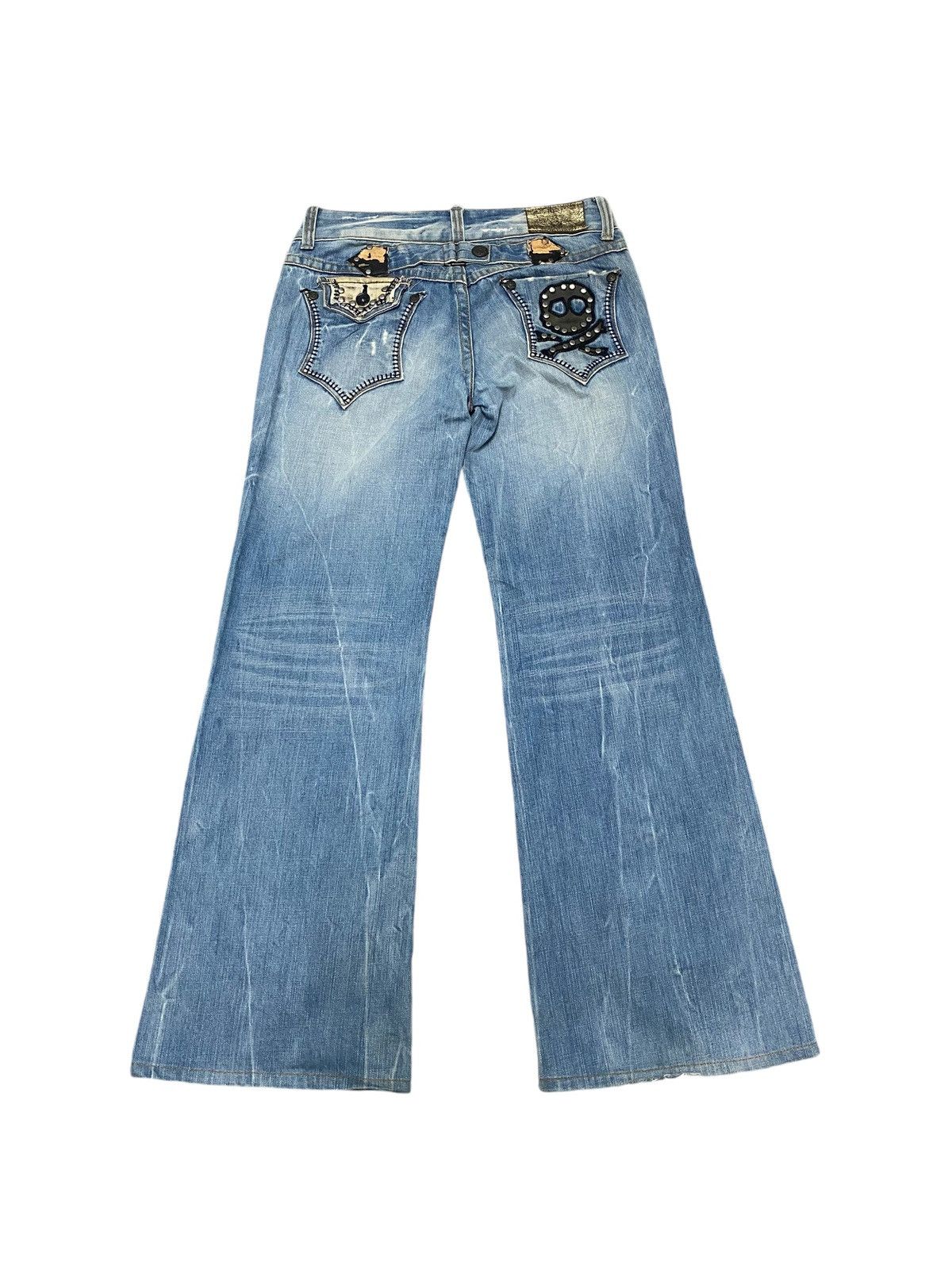 Japanese Brand Red peppers flare jeans Size US 32 / EU 48 - 9 Thumbnail