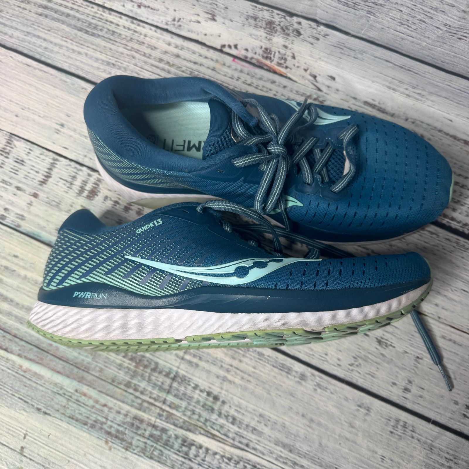 Saucony Saucony Guide 13 Running Shoes Size 9 Blue Teal Supportive Size US 9 / IT 39 - 1 Thumbnail