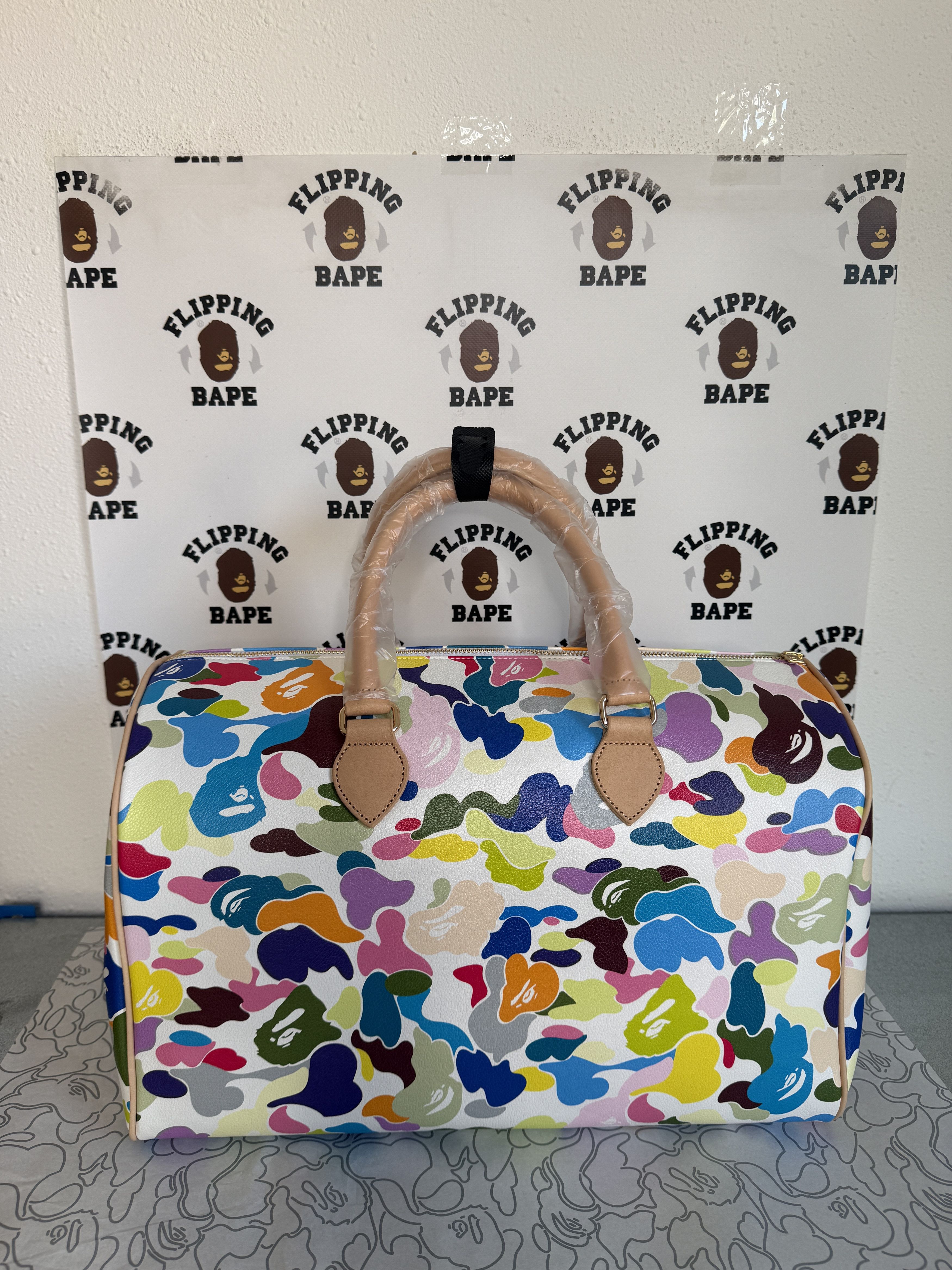 Bape MULTI CAMO BOSTON BAG Size ONE SIZE - 3 Thumbnail