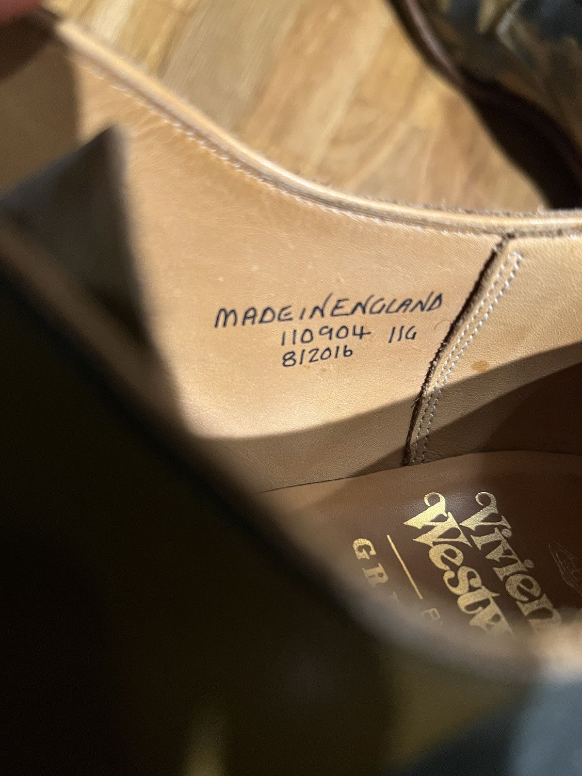 Grenson × Vivienne Westwood Vivienne Westwood x Grenson Leather Formal Shoes Size US 12.5 / EU 45-46 - 7 Thumbnail