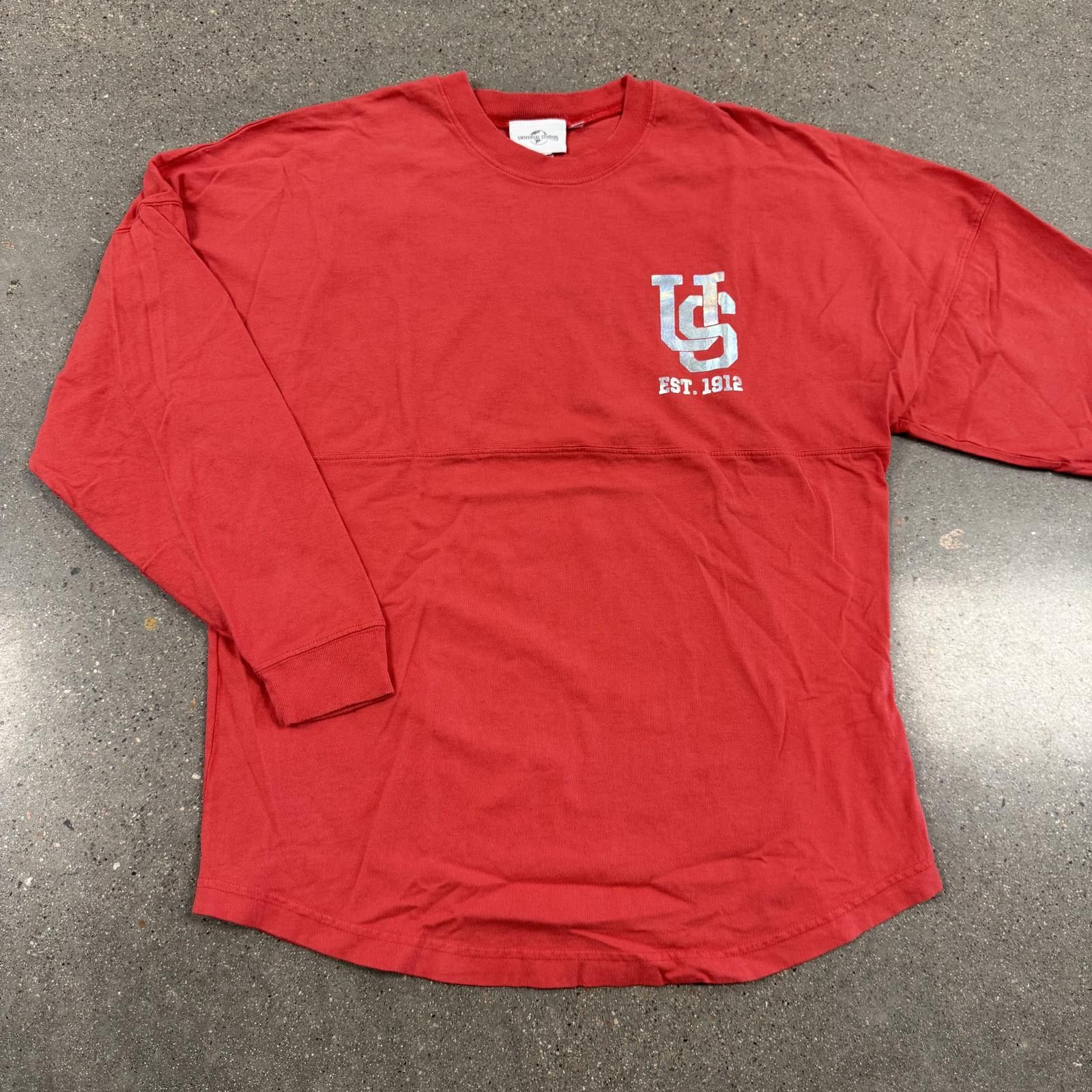 Universal Studios Universal Studios Spirit Jersey Pink & Silver Spellout - L Size L / US 10 / IT 46 - 1 Thumbnail