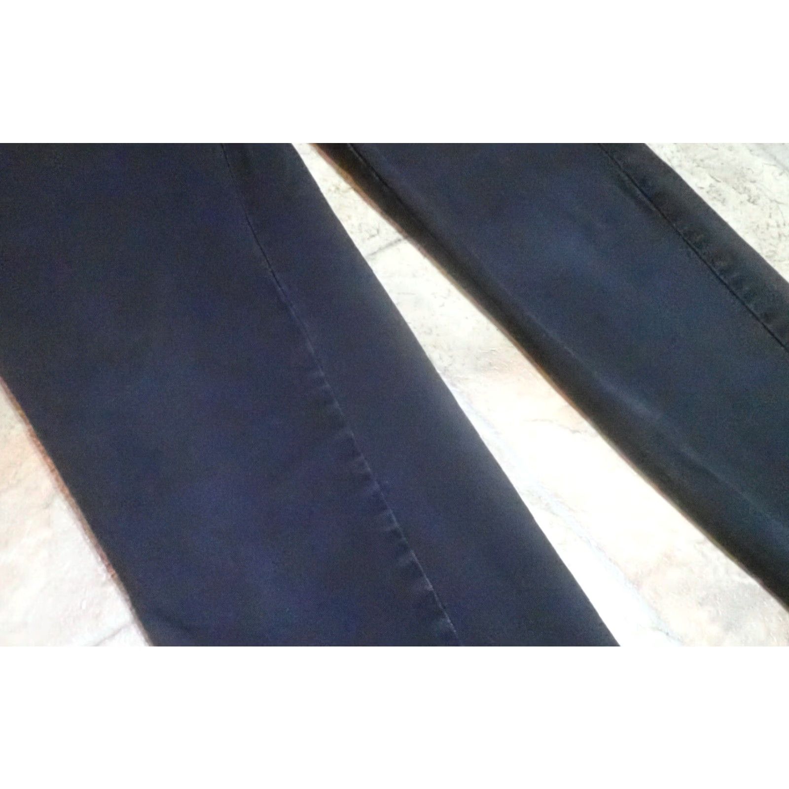 Vintage VINTAGE Women's Bondage Pants 29x25 Black Goth Punk Buckles Zippers Taper Leg Pant Women Size 29" - 7 Thumbnail