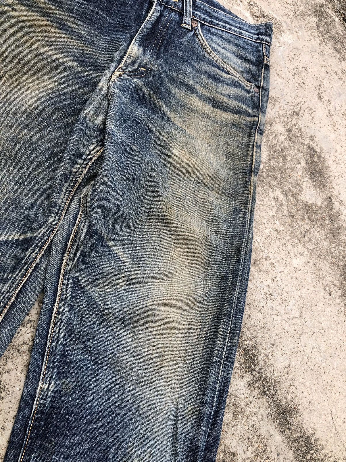 Lee × Vintage RUSTY BLUE VINTAGE LEE DENIM Size US 30 / EU 46 - 3 Thumbnail