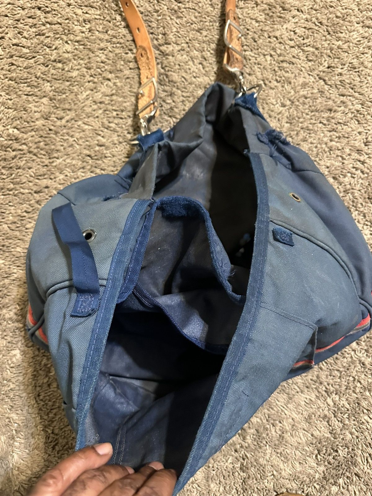 Anti Social Social Club × Vintage Vintage USPS Mailman “triple blue” bag 00s Size ONE SIZE - 5 Thumbnail
