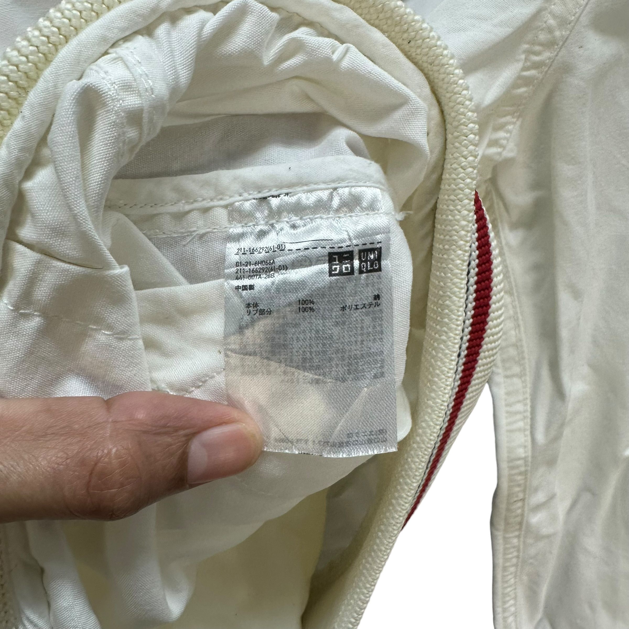 Uniqlo UNIQLO X INES DE LA FRESSANGE PARIS WHITE BOMBER #8758-025 Size L / US 10 / IT 46 - 7 Thumbnail