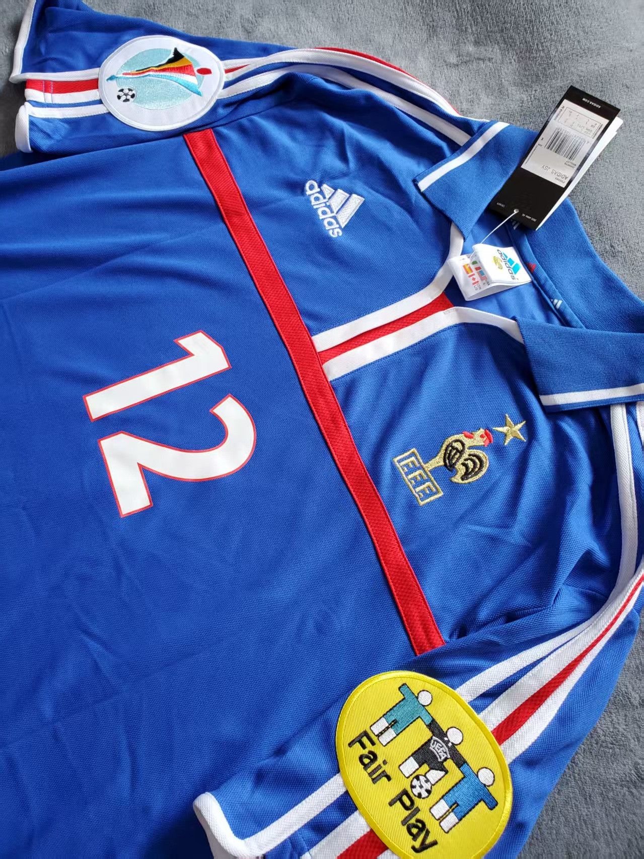 Other 2000 France 12 Thierry Henry Jersey Size US XL / EU 56 / 4 - 4 Thumbnail