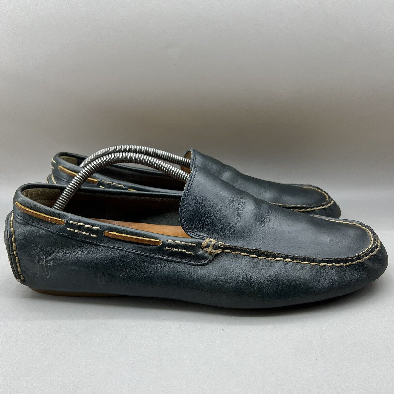 Frye Frye West Driver Moccasins Men’s 10.5 Blue Leather Slip On Size US 10.5 / EU 43-44 - 1 Thumbnail