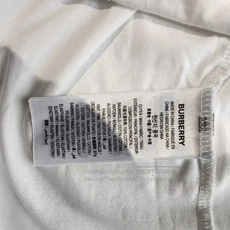 Burberry Burberry White Cotton Women's T-Shirt XS. Size XS / US 0-2 / IT 36-38 - 5 Thumbnail