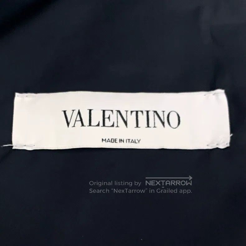 Valentino Valentino Black down jacket with rhombus lapels Size US S / EU 44-46 / 1 - 6 Thumbnail