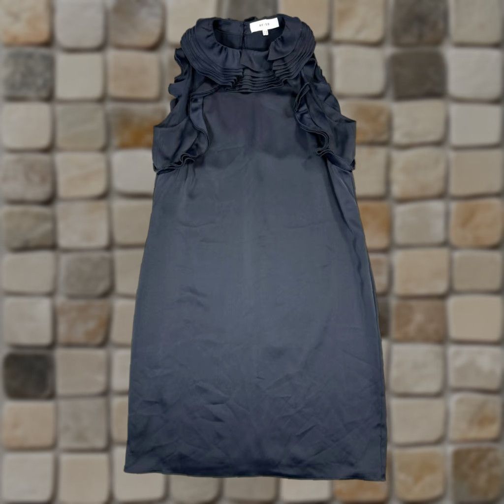 Reiss Reiss Dress Black Satin Bodycon Womens 6 Size M / US 6-8 / IT 42-44 - 1 Thumbnail