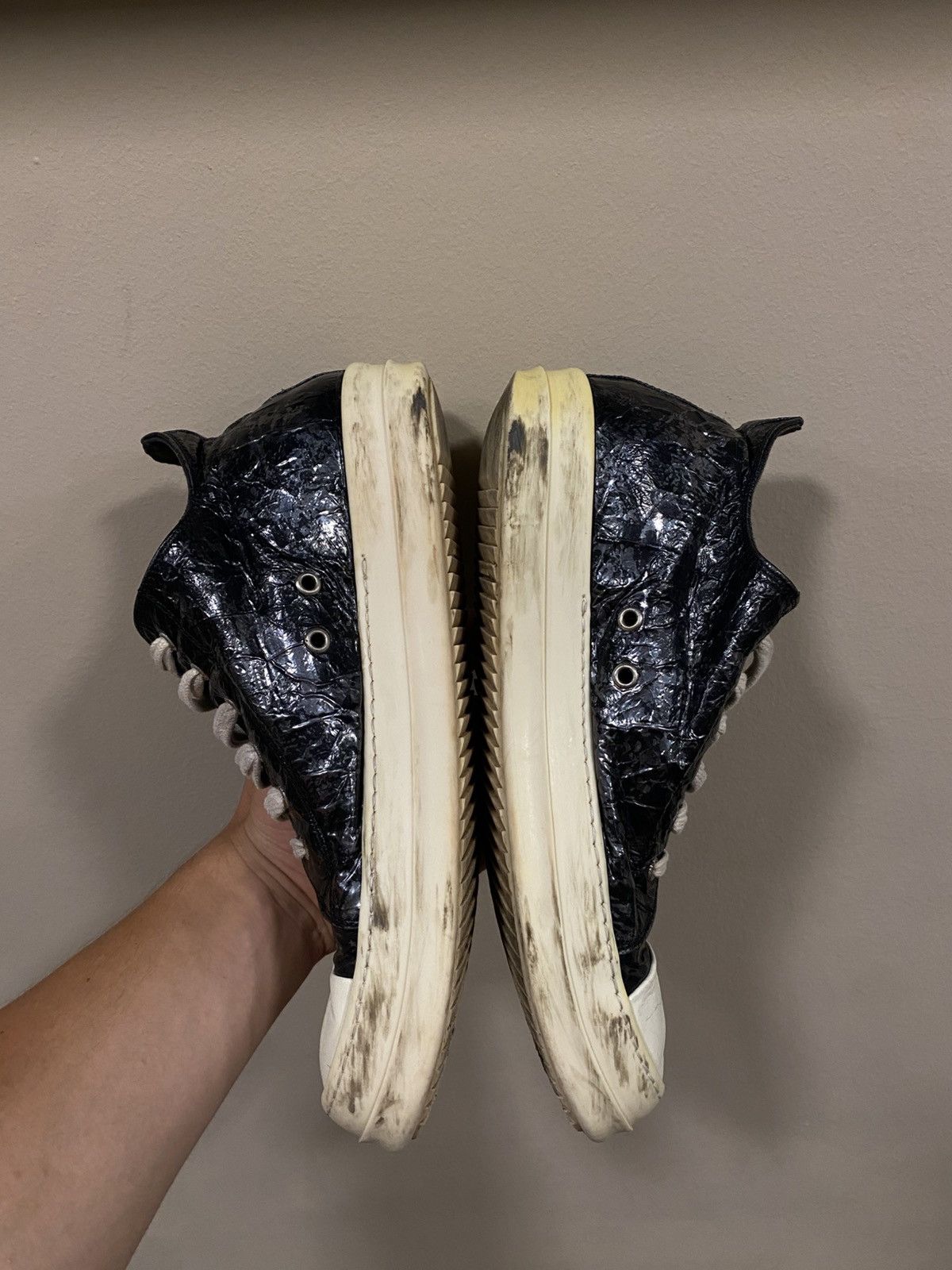 Rick Owens Drkshdw Rick Owens Dark Foil Sneakers Size US 11 / EU 44 - 3 Thumbnail