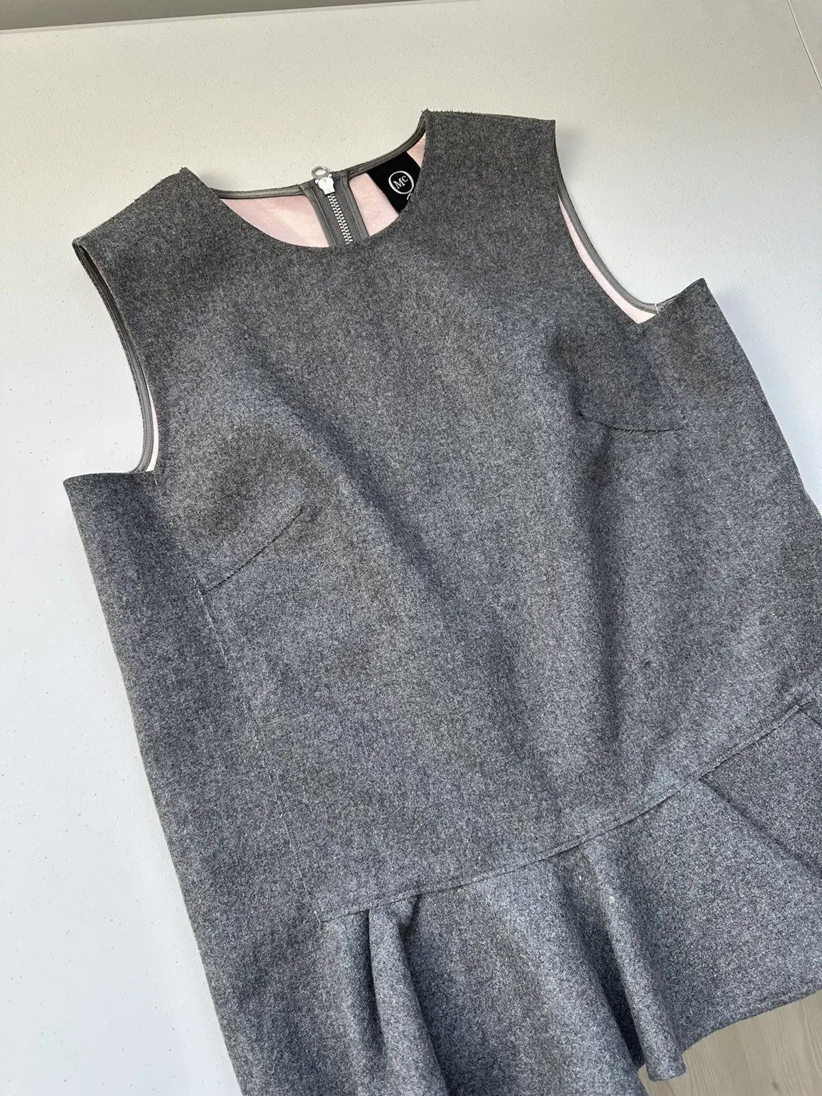 Alexander McQueen Alexander McQueen Zip Blouse Wool Designer Size S / US 4 / IT 40 - 5 Thumbnail