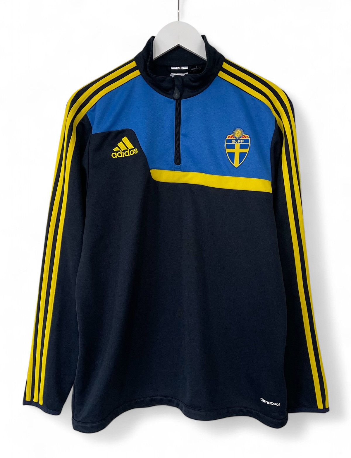 Adidas × Vintage Sweden National Football Team Adidas Jacket Size M Size US M / EU 48-50 / 2 - 1 Thumbnail
