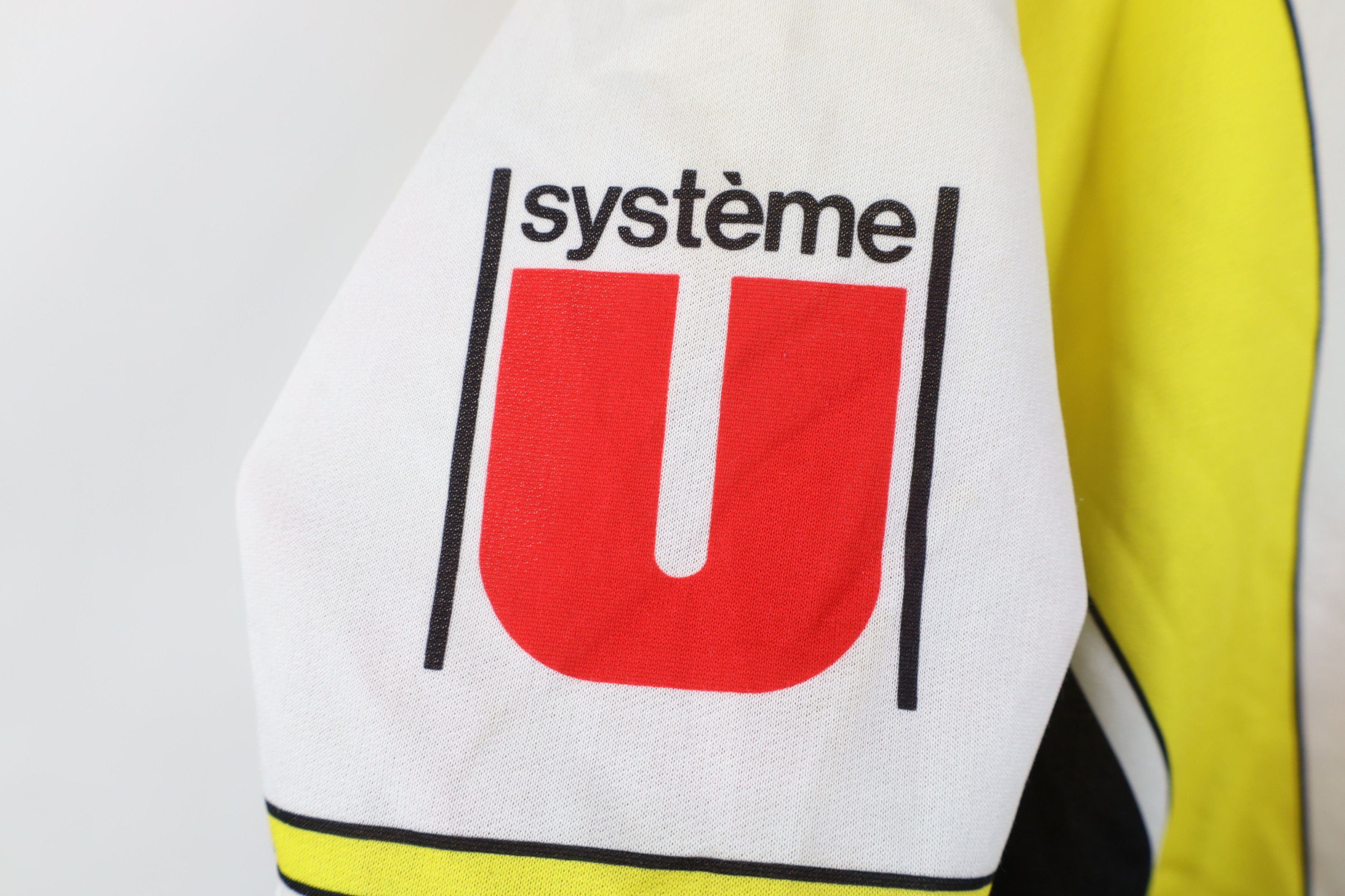 Vintage Vintage 80s 90s Systeme U Italy Team Cycling Bicycle Jersey Size US M / EU 48-50 / 2 - 10 Thumbnail