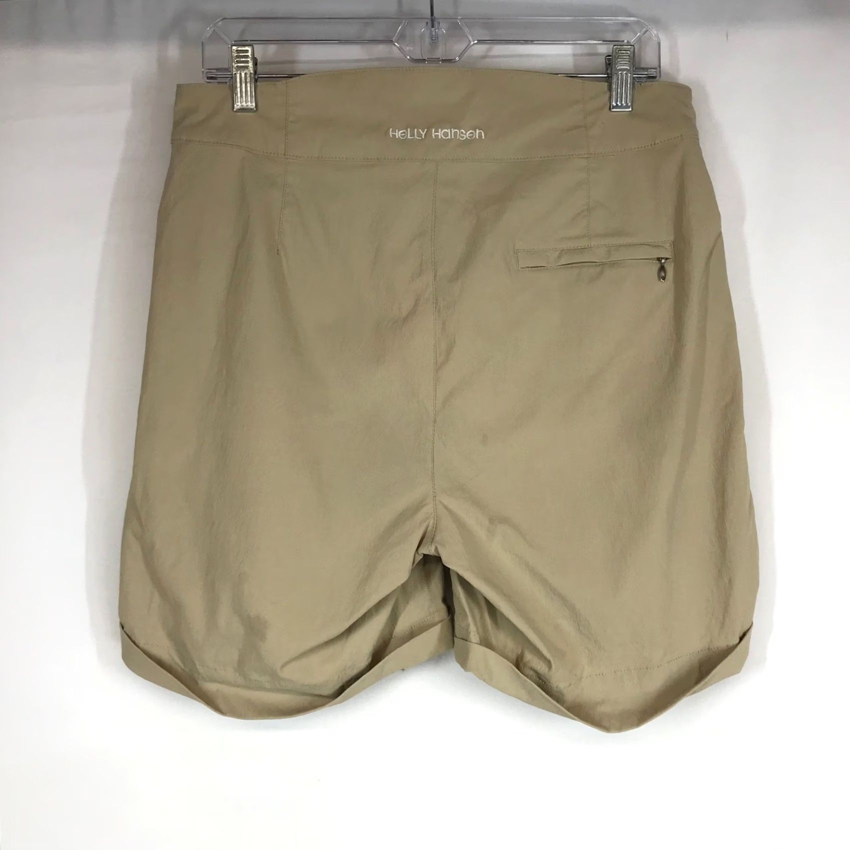 Helly Hansen Helly Hansen Womens Tan Hiking Shorts Roll Up Hem Technical Outdoor Khaki 8 Size 30" / US 8 / IT 44 - 4 Thumbnail