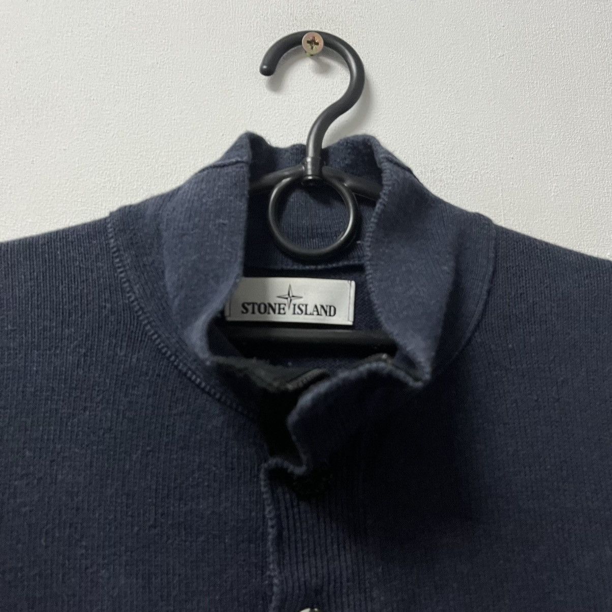 Stone Island Vintage Stone Island 1/4 Zip Up Half Zip Sweater Size US S / EU 44-46 / 1 - 4 Thumbnail