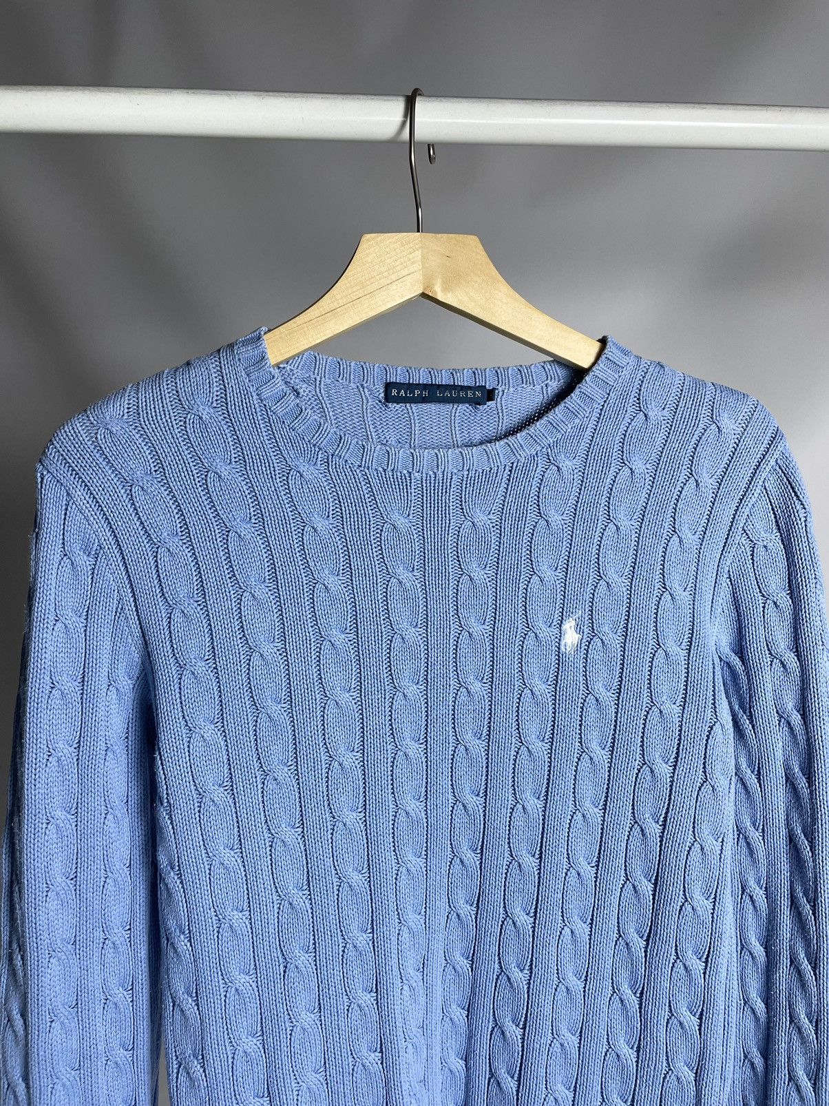 VINTAGE🐬 Polo Ralph Lauren Blue Knitted Sweater Sport Chaps