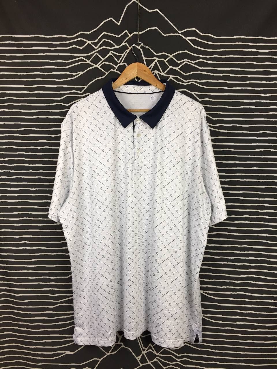 Vintage Maelreg Performance Golf Apparel All Over Print Polo Tee Size US XXL / EU 58 / 5 - 1 Thumbnail