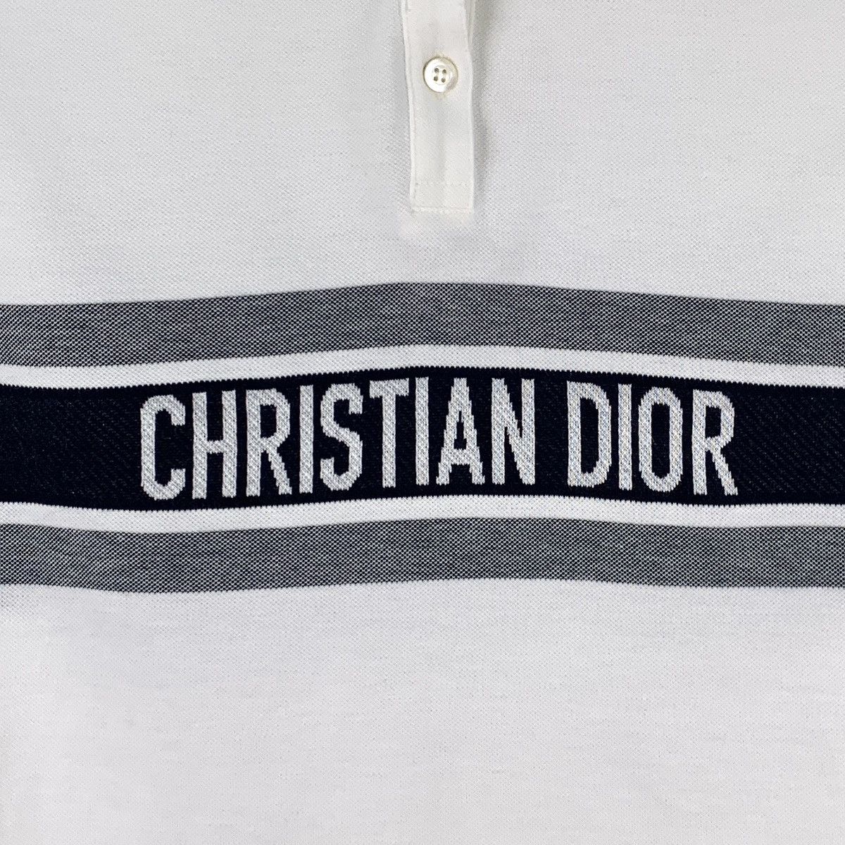Dior Dior Logo Letter Polo Collar Short Sleeve T-Shirt K26WX Size XS / US 0-2 / IT 36-38 - 4 Thumbnail