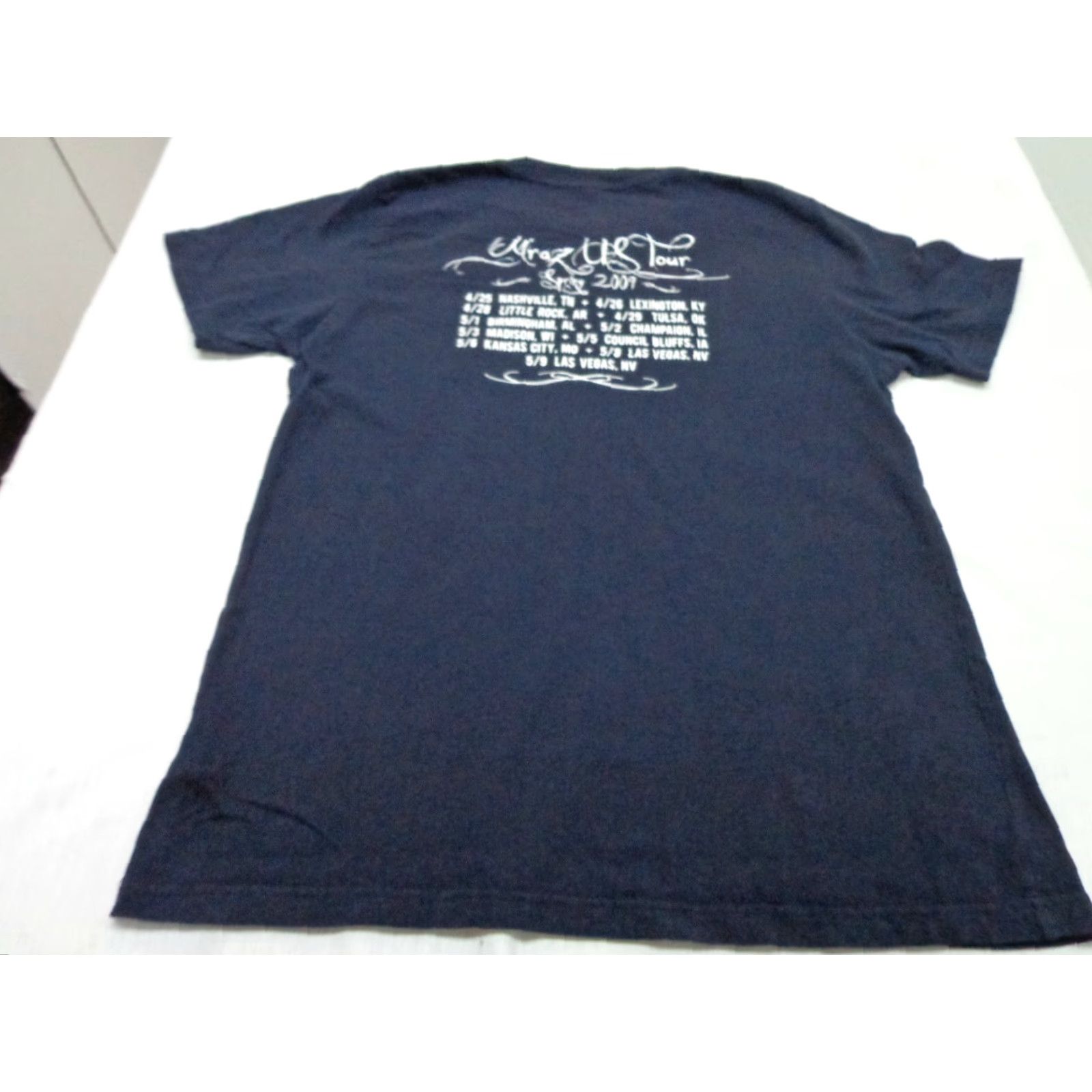 Vintage Jason Mraz 2009 Spring Concert Tour T Shirt Small Unisex Adults Regular Crew Neck Short Sleeve Cotton Blue Earth Positive Size S Flaw Size US S / EU 44-46 / 1 - 7 Thumbnail