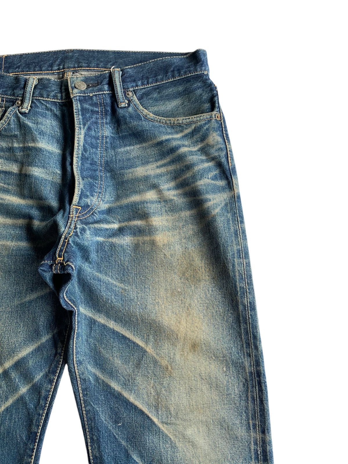 Kapital Vintage Eight-G Japanese Mudwash Selvedge Distressed Denim Size US 32 / EU 48 - 14 Thumbnail