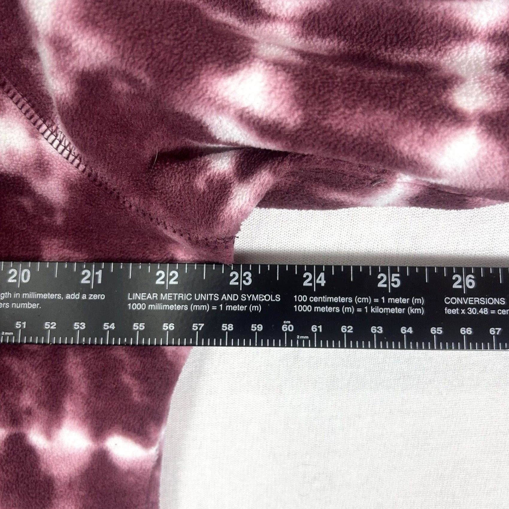 Eddie Bauer Eddie Bauer Sweater Womens Large Red Tie Dye Striped Fleece 1/4 Zip Pullover Top Size L / US 10 / IT 46 - 6 Thumbnail