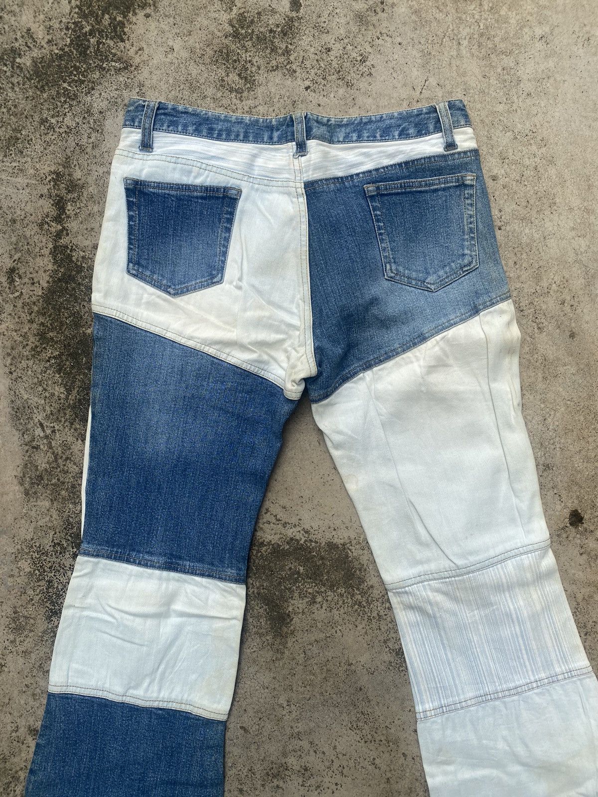 If Six Was Nine × Japanese Brand Flare Jeans Oririn Hagi Painted Size US 29 - 17 Thumbnail
