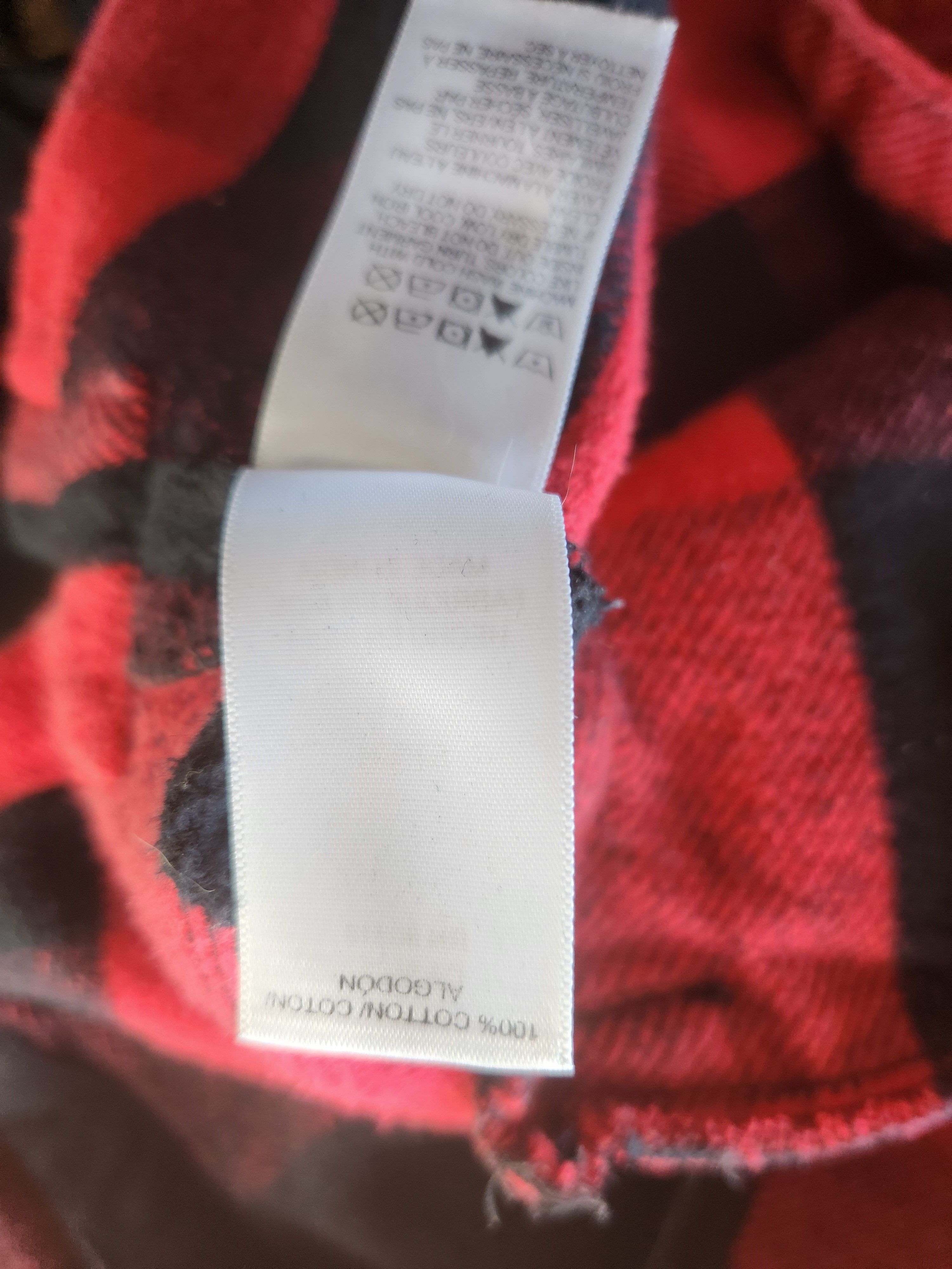 Lucky Brand 100% Cotton Button Front Black & Red Plaid Jacket Shirt Size M / US 6-8 / IT 42-44 - 5 Thumbnail