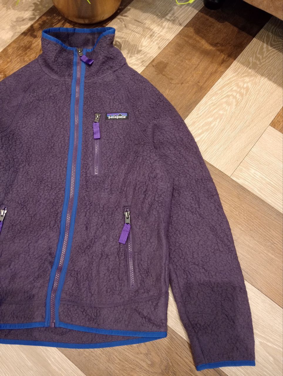 Patagonia PATAGONIA MEN'S PITON PURPLE RETRO PILE JACKET - REGULAR FIT Size US XXS / EU 40 - 4 Thumbnail