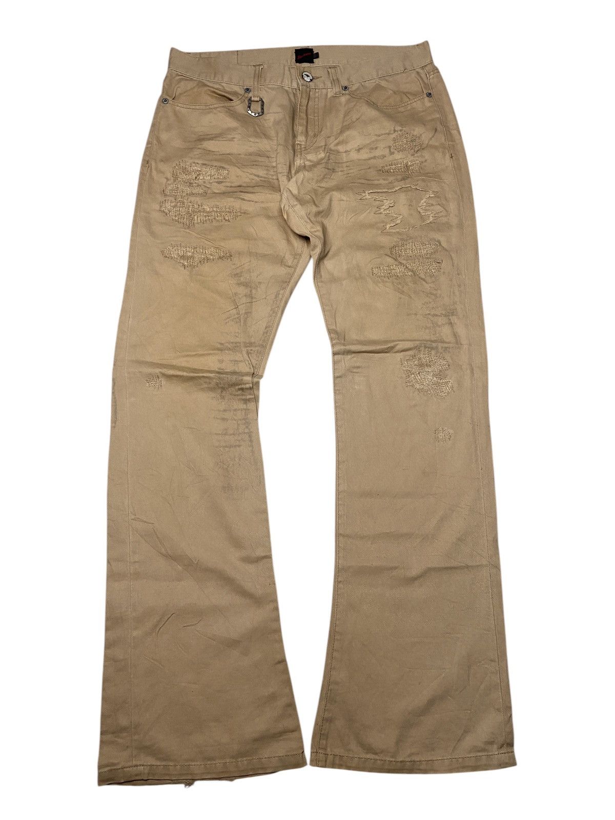 If Six Was Nine 2000's Jackrose Clawmark Boro Buckle Pants Size US 33 - 1 Thumbnail