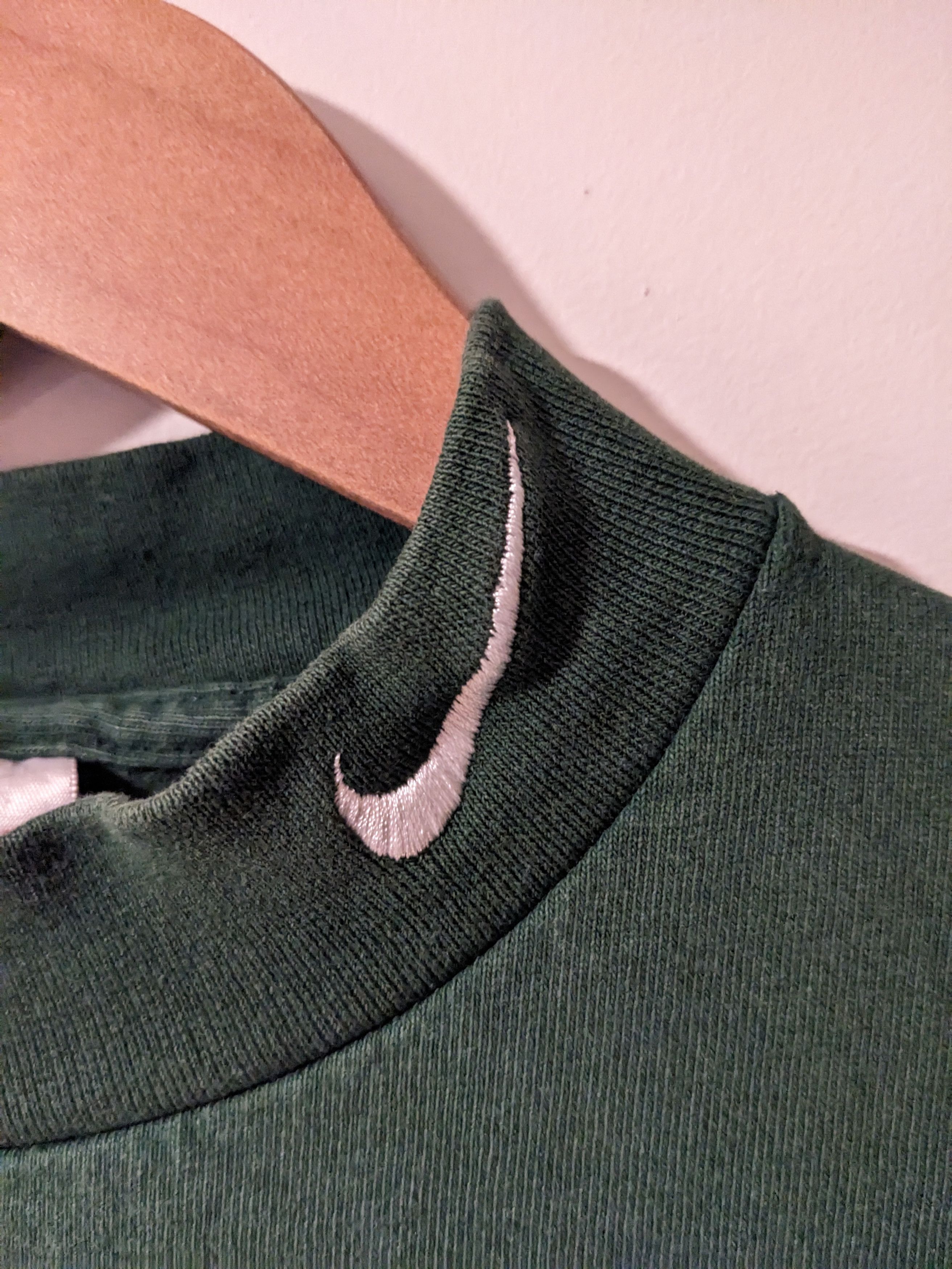 Nike Vintage 90s Nike Swoosh Essential Turtle Neck Long-Sleeve Size US L / EU 52-54 / 3 - 2 Thumbnail
