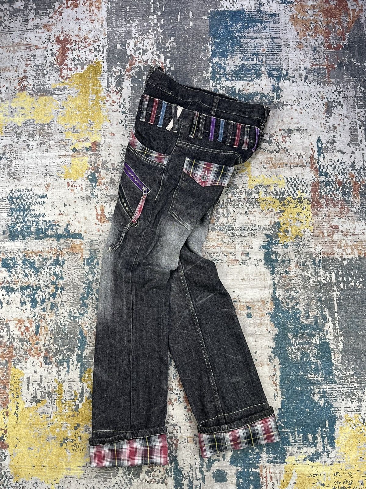 Hysteric Glamour Double Focus Distressed Double Waist Denim Size US 30 / EU 46 - 3 Thumbnail