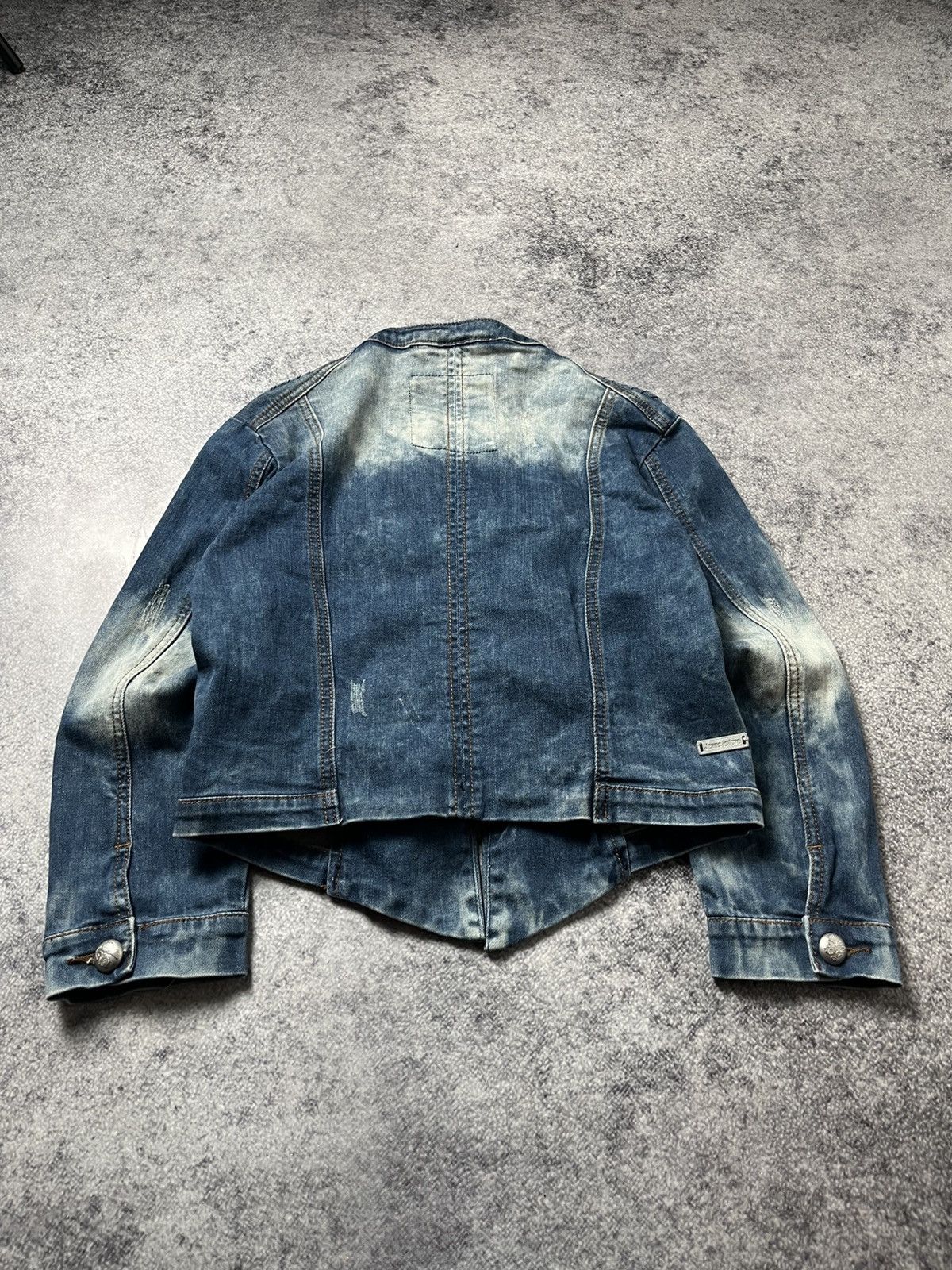 Hedi Slimane 90'S NAPOLEON MILITARY JEANS JACKET PUNK SAINT LAURENT VIBE Size S / US 4 / IT 40 - 5 Thumbnail