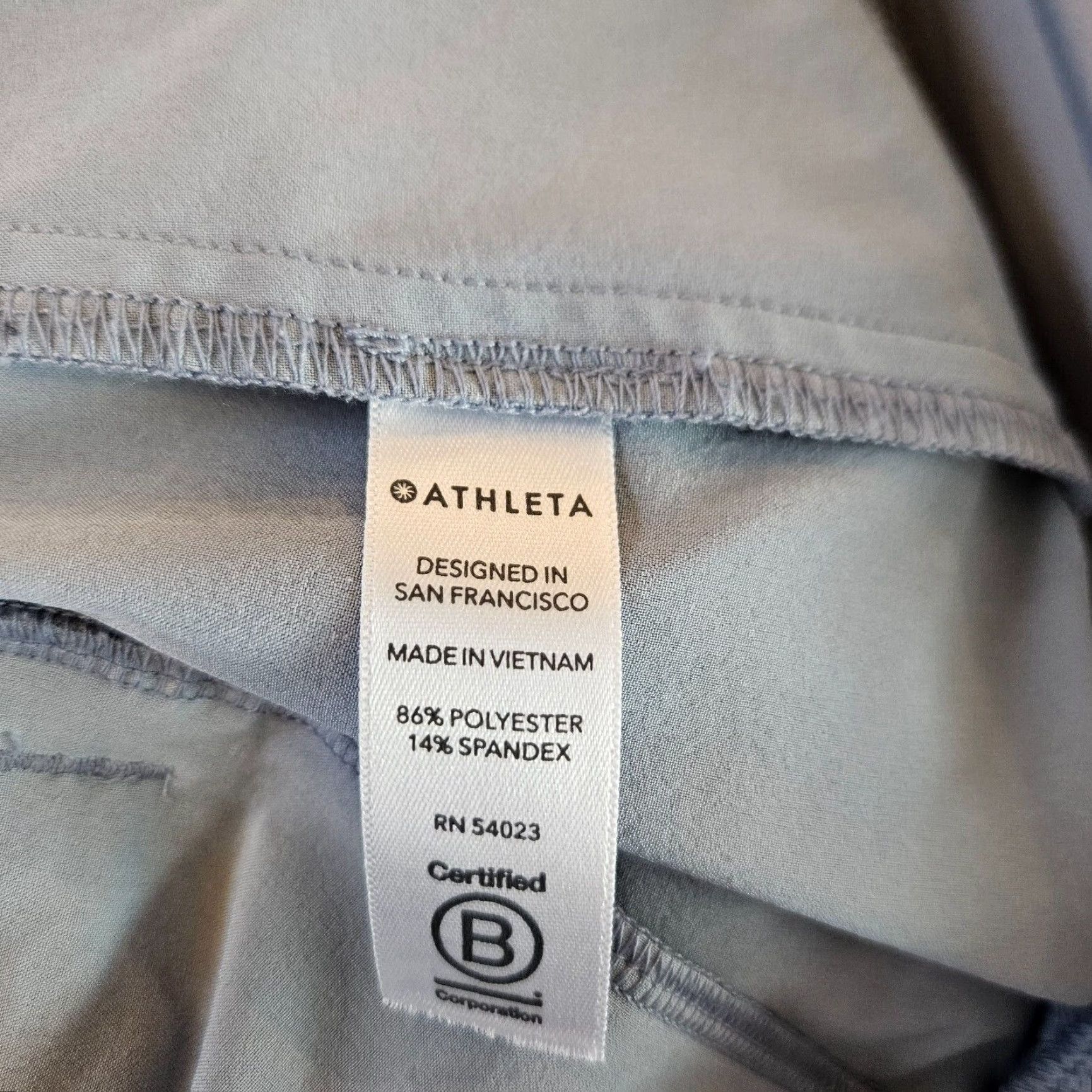 Athleta Athleta Womens Go Far Travel Pant Sz 10 Gray/Blue Drawstring High Rise Jogger Pants Women 10 Travel Size 32" / US 10 / IT 46 - 6 Thumbnail