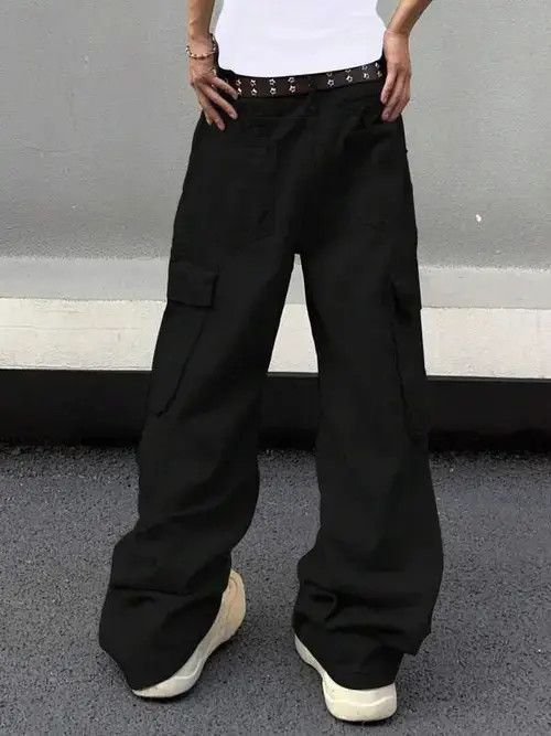 Jean Noriyo x Nana Cargo Baggy Denim Casual Pants Oversized Size US 32 / EU 48 - 4 Thumbnail