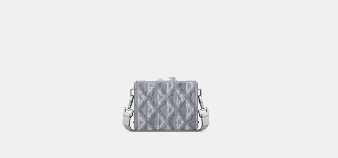 Dior o1w1db10325 2LXCA0 Size: OS / Lock Micro Case in Grey Size ONE SIZE - 5 Thumbnail