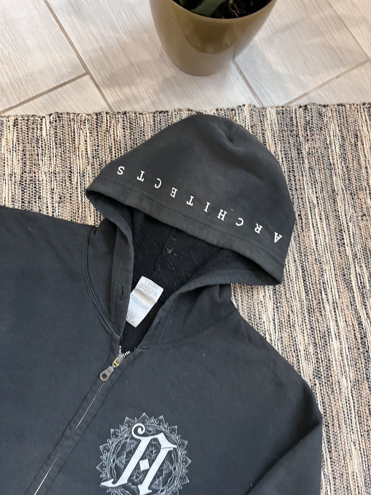 Architect × Band Tees × Vintage Vintage Architects Zip Hoodie Rock Faded Metal Core Graphic Size US M / EU 48-50 / 2 - 8 Thumbnail