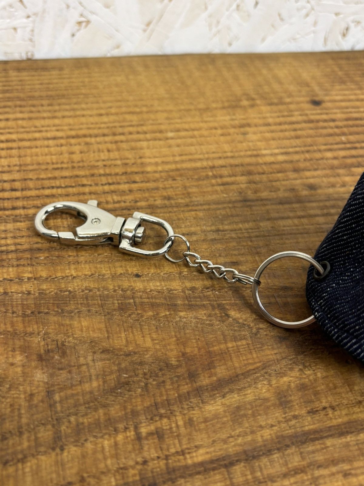 New Era × Yohji Yamamoto Yohji Yamamoto x New Era Denim Cap Mini Bag Charm Key Holder Size ONE SIZE - 3 Thumbnail