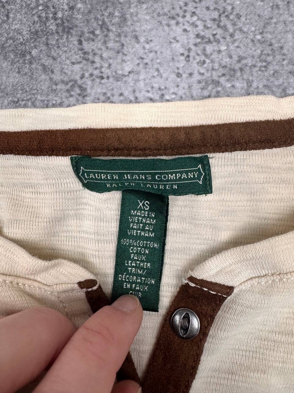 Polo Ralph Lauren Lauren Jeans Company Ralph Lauren Women Long Sleeve Beige Size XS / US 0-2 / IT 36-38 - 5 Thumbnail