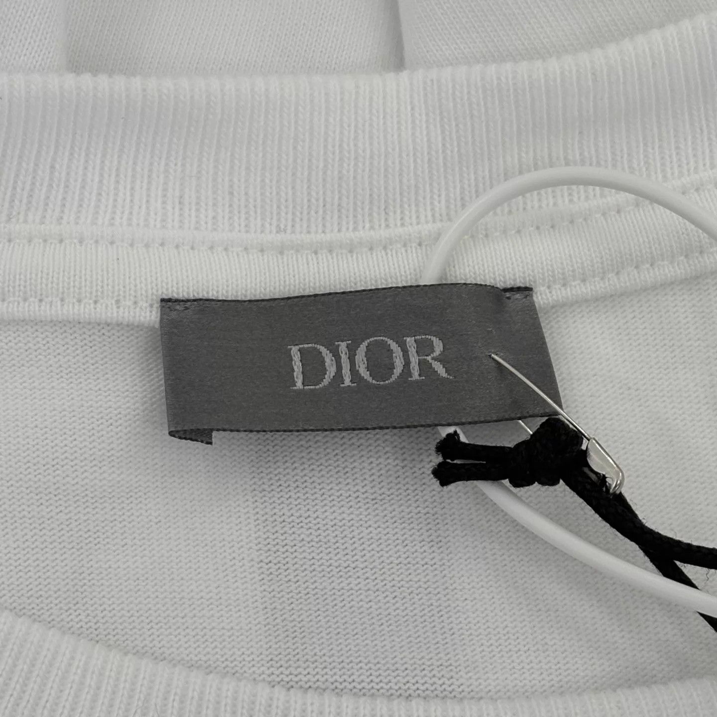 Dior DIOR CD Logo 3M Reflective Crewneck Short Sleeve Tee White L Size US L / EU 52-54 / 3 - 3 Thumbnail