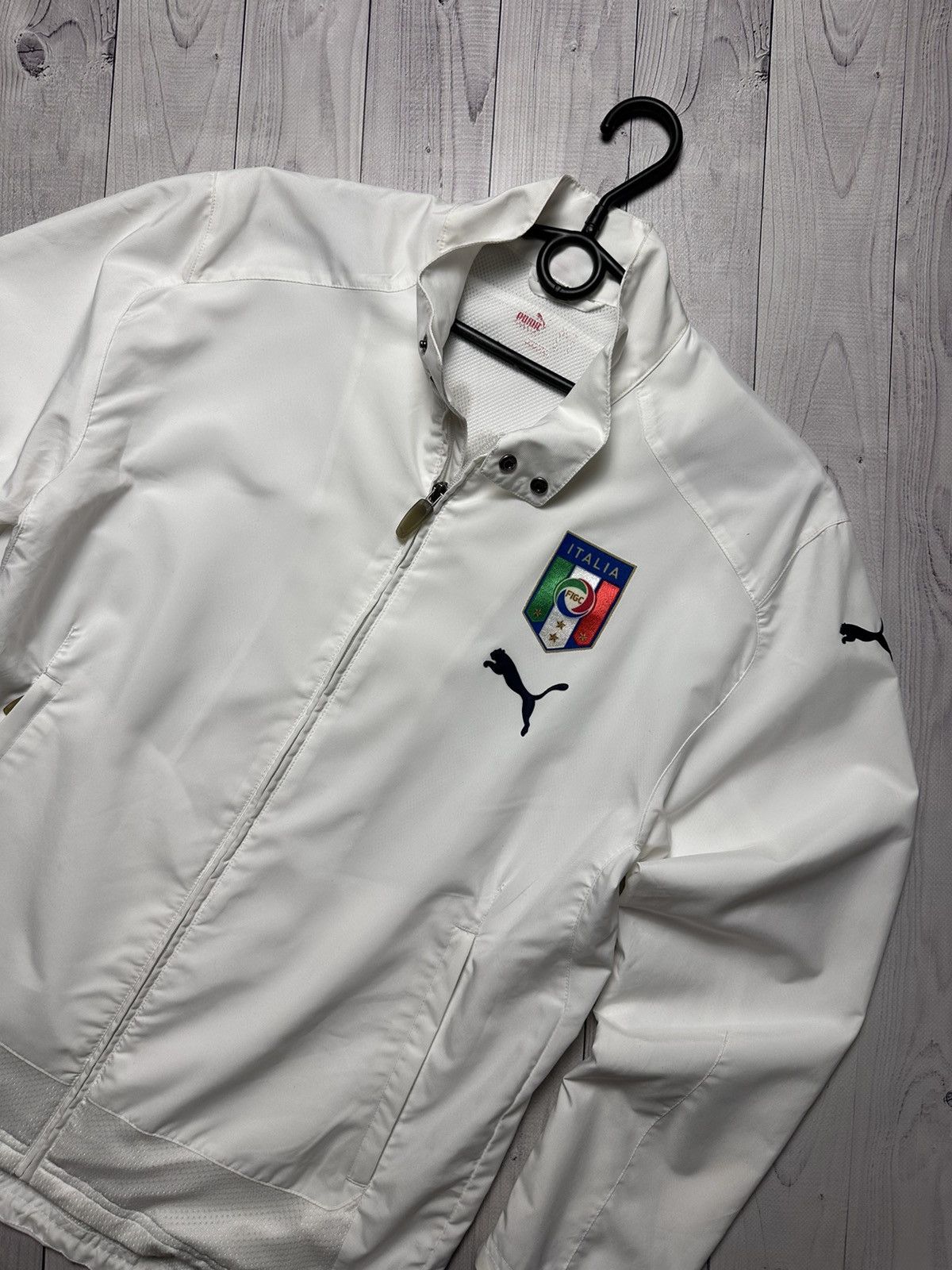 Puma × Vintage Vintage puma Italy Italia soccer track jacket size S logo Size US S / EU 44-46 / 1 - 4 Thumbnail