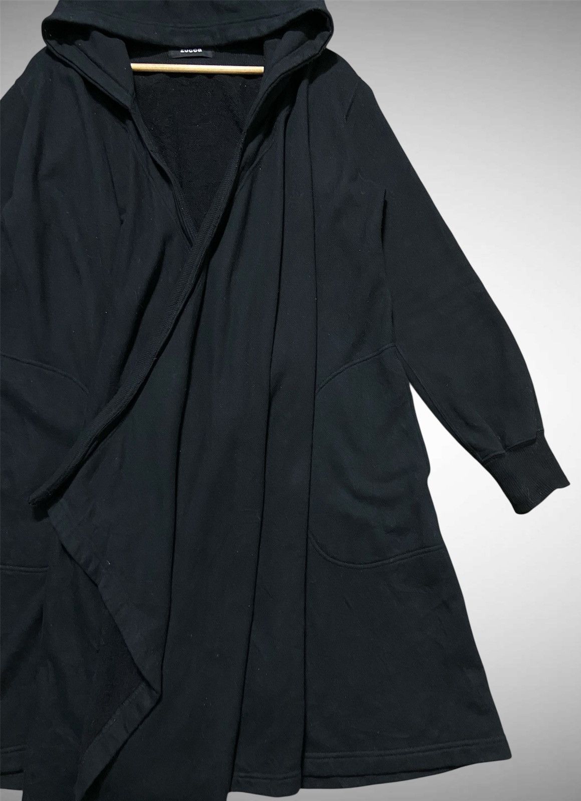 Zucca Zucca by Issey Miyake Asymmetrical Hooded Cloak Cardigan Size US L / EU 52-54 / 3 - 6 Thumbnail