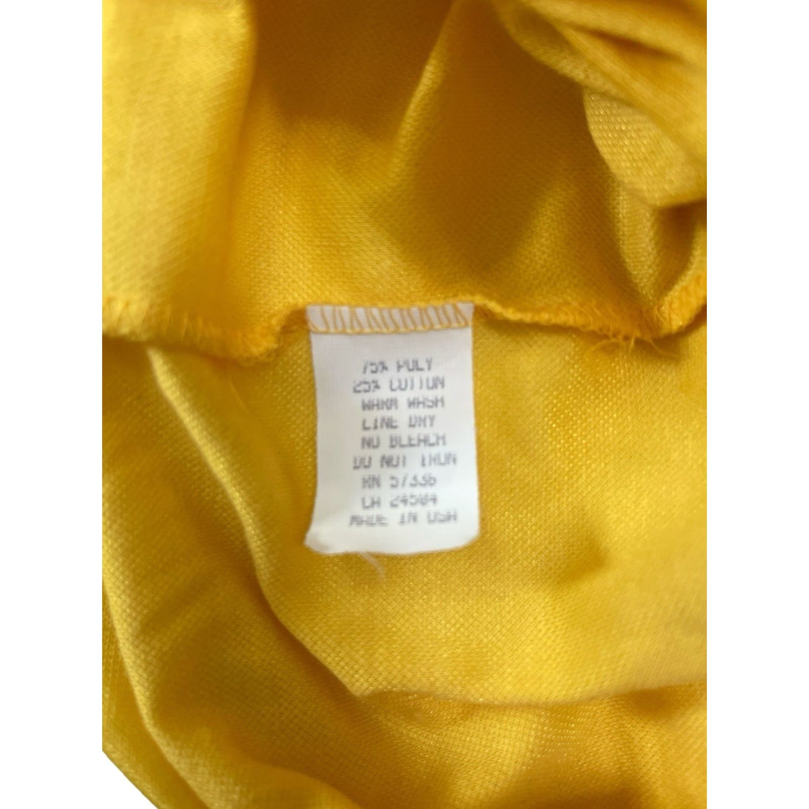 Vintage VINTAGE High Five Shirt Mens S Yellow 90s Deadstock NWOT Polo Soccer United States Made Size US S / EU 44-46 / 1 - 4 Thumbnail
