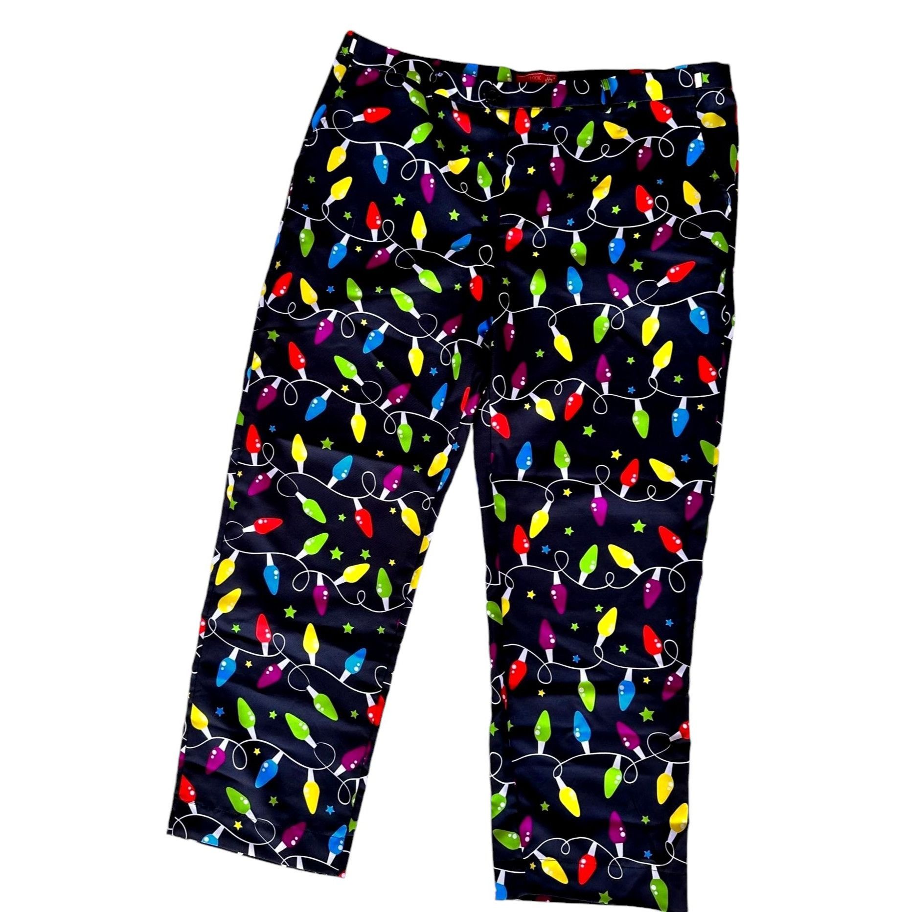 Other You Look Ugly Today Christmas Lights Pants XXL Black Holiday Size US 44 / EU 60 - 1 Thumbnail