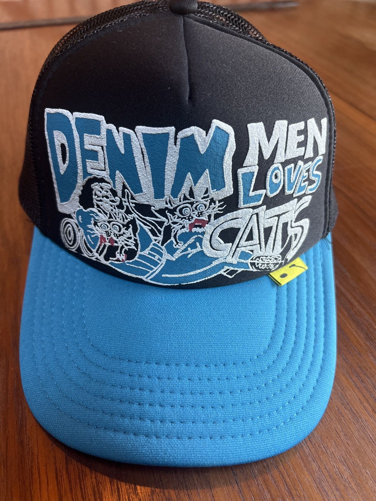 image of Kapital Trucker Denim Men Loves Cats in Black