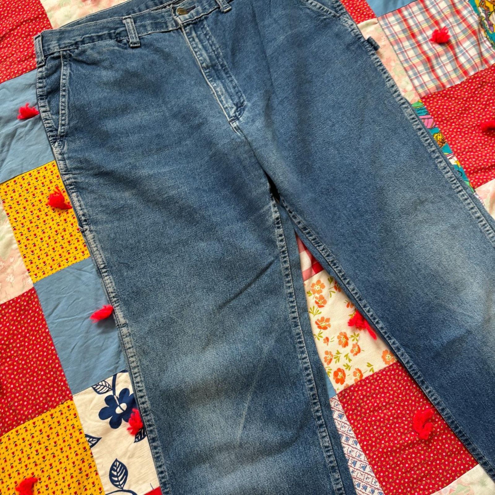 Oshkosh × Vintage True vintage 60s 70s oshkosh mens classic blue jeans 34x32.5 Size US 34 / EU 50 - 7 Thumbnail