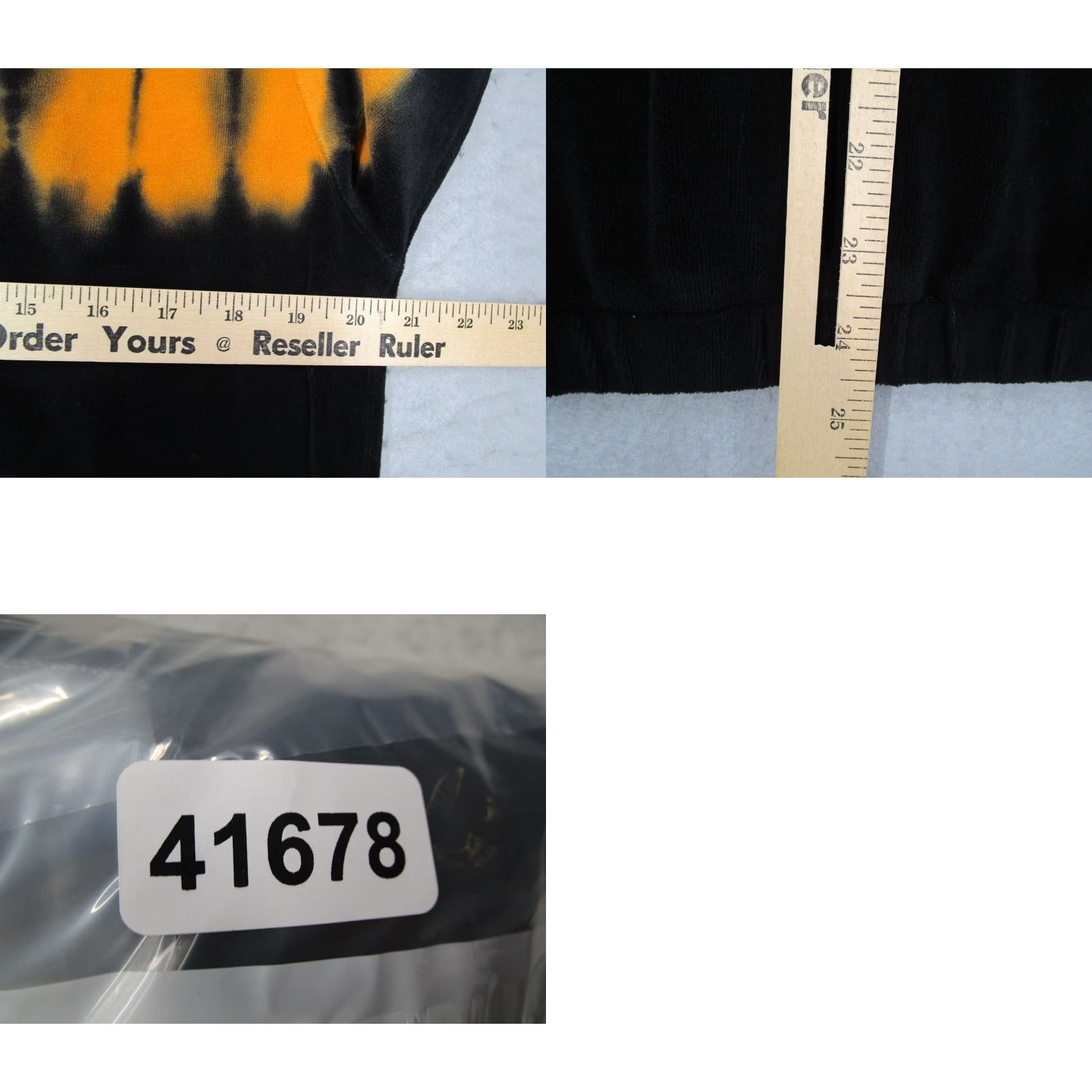 Teddy Fresh Teddy Fresh Jacket Men Small Black Tie Dye Velour Full Zip Retro Streetwear Bear Size US S / EU 44-46 / 1 - 8 Thumbnail