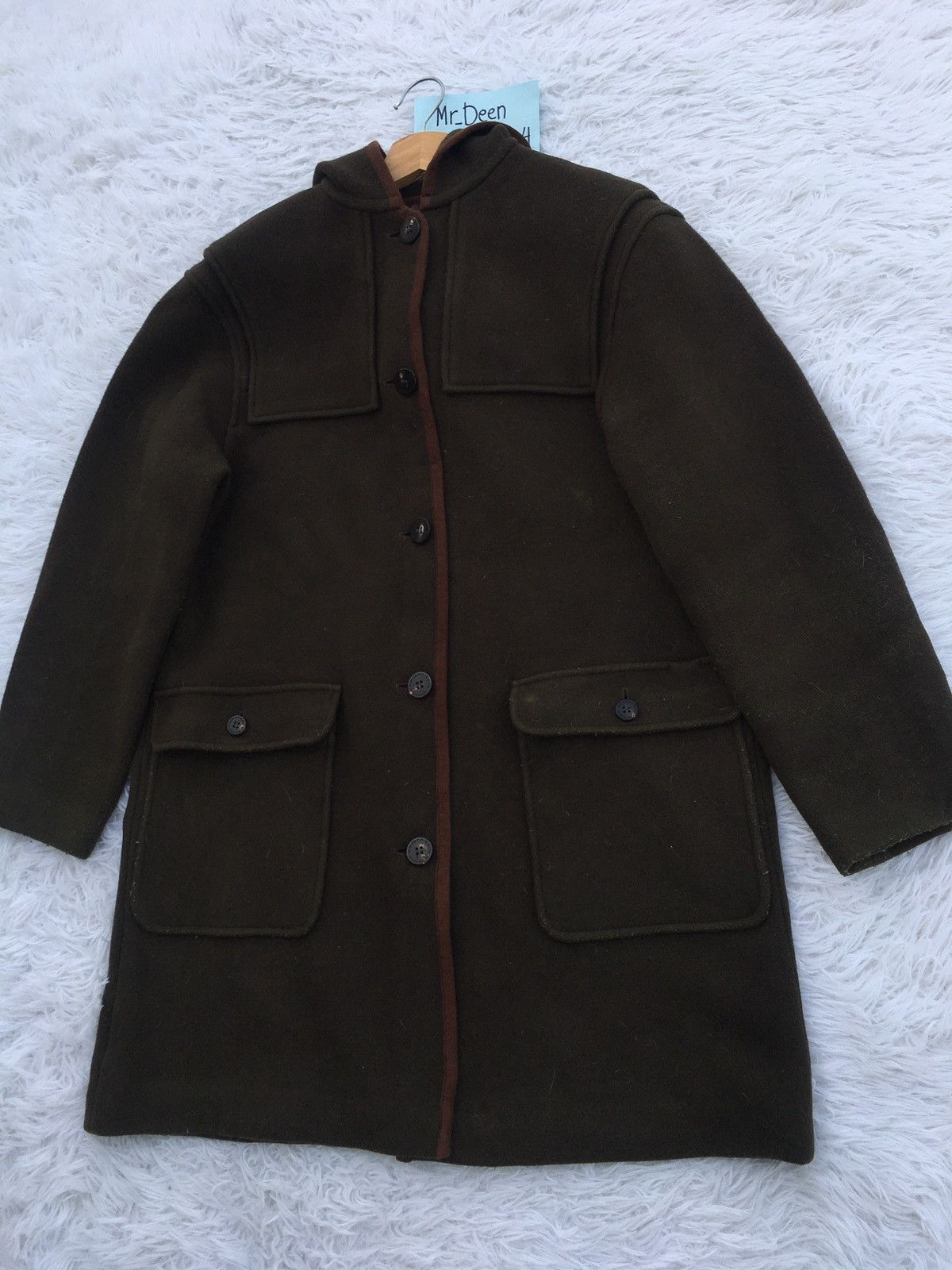 Issey Miyake Rare Vintage Mademoiselle NON NON Wool Long Coat Size US M / EU 48-50 / 2 - 3 Thumbnail