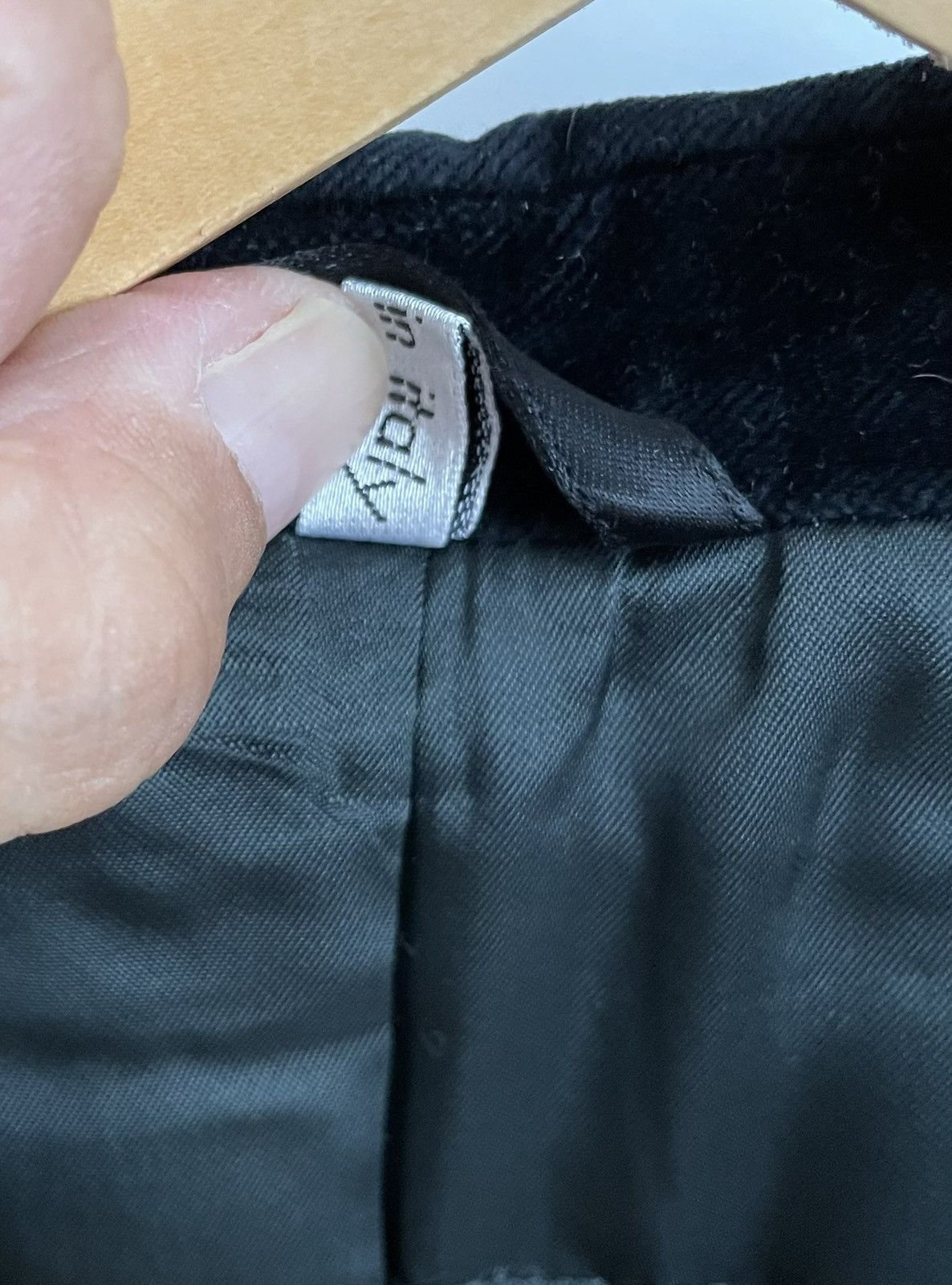Helmut Lang × Vintage Vintage Helmut Lang Vienna Cotton Velvet Jacket Quilted lining Size 48R - 11 Thumbnail