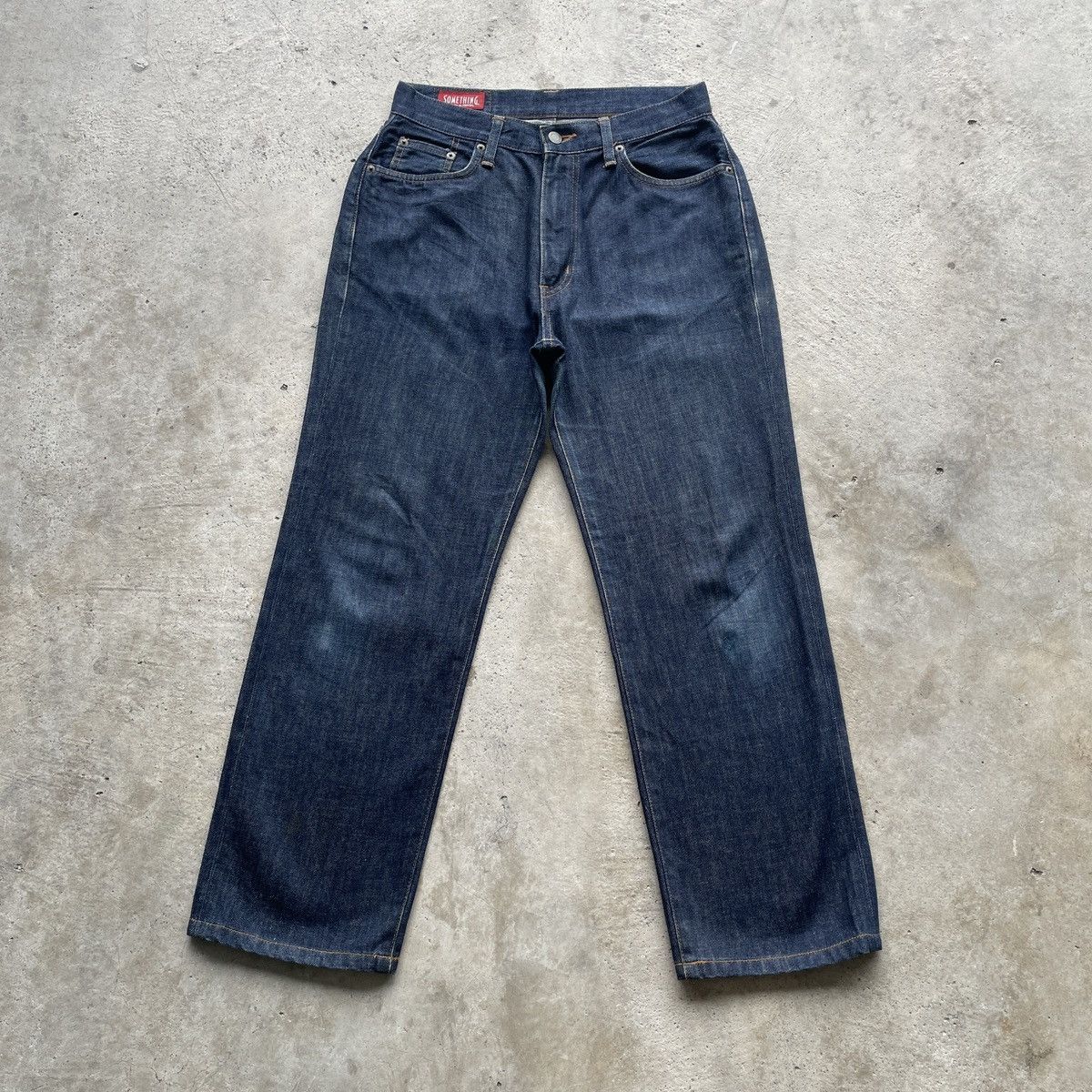 Japanese Brand Vintage Something Edwin Product Blue Denim Pants Jeans W30 Size US 30 / EU 46 - 1 Thumbnail
